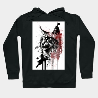 Bobcat Ink Portrait Hoodie